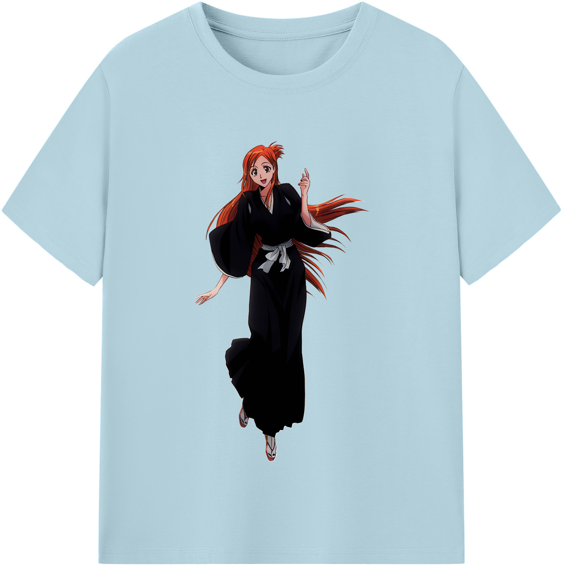 （画像用） ブリーチ 井上織姫（いのうえおりひめ） BLEACH Inoue Orihime 綿100％半袖Tシャツ（フロントプリント）